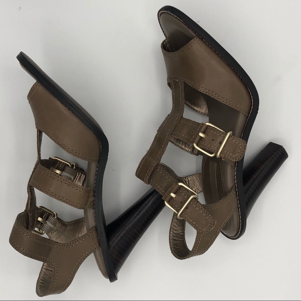 Banana Republic Double Buckle Nina Sandals Size 9 - Picture 3 of 8